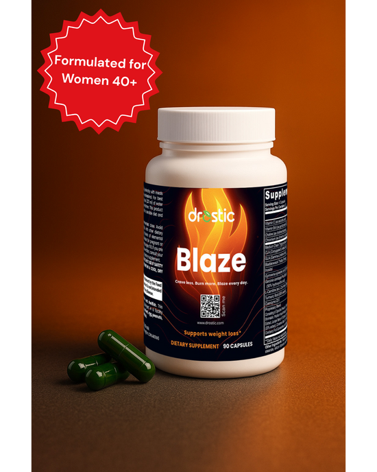 Drostic Blaze: Targeted Belly Fat & Energy Support for Women 40+