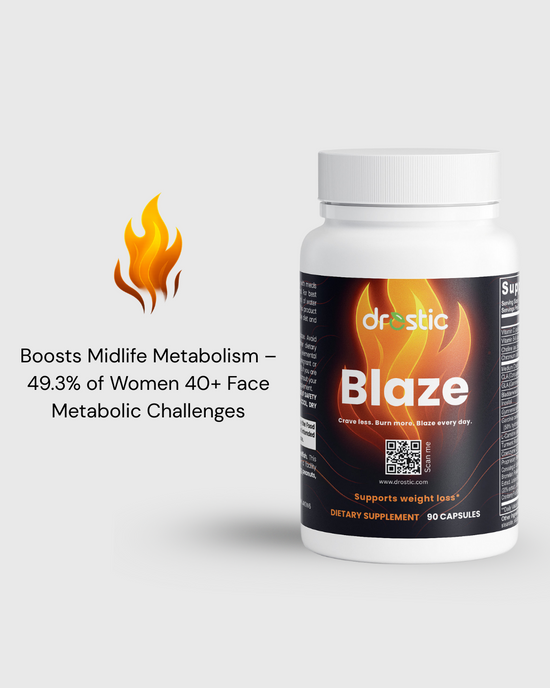 Drostic Blaze: Targeted Belly Fat & Energy Support for Women 40+